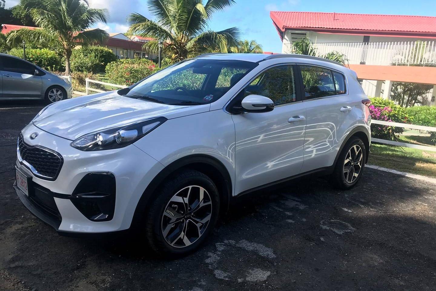 Kia Sportage Down West Car Rental Antigua Rental Cars