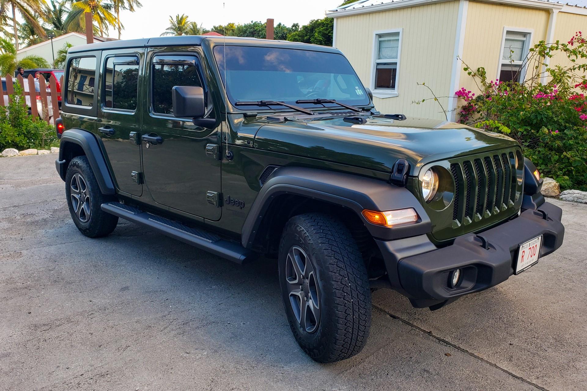 Jeep Wrangler 4 door Bigs Car Rental Antigua Rental Cars