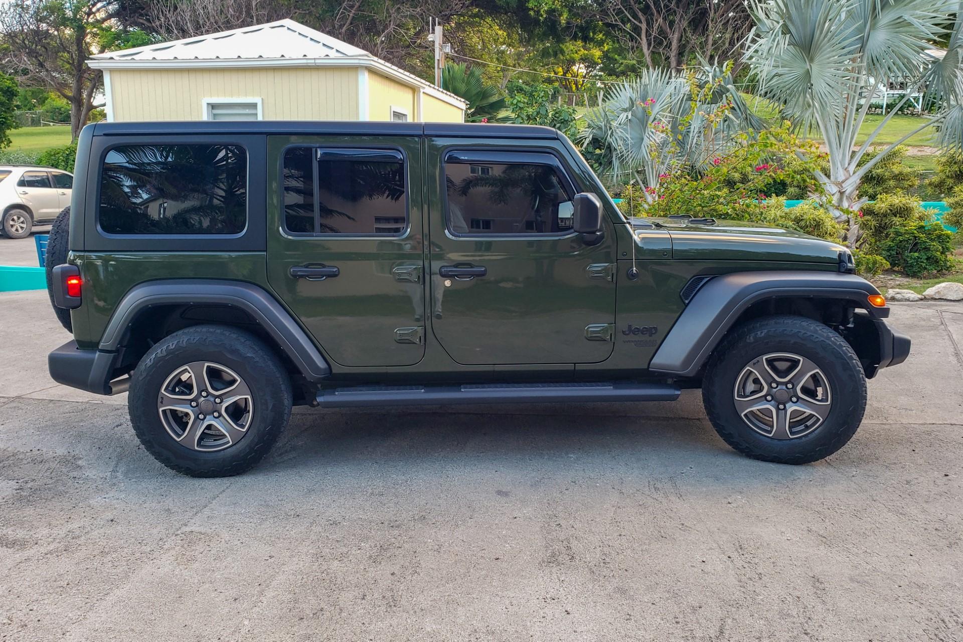 Jeep Wrangler 4 door Bigs Car Rental Antigua Rental Cars