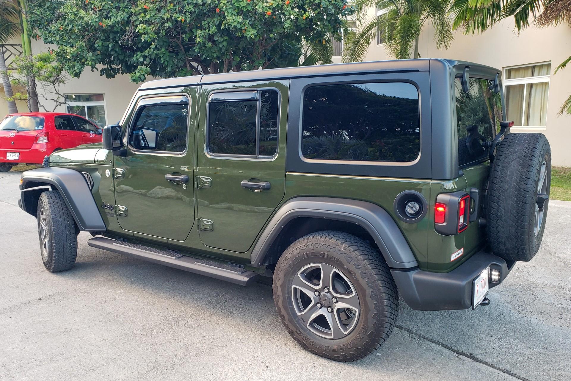 Jeep Wrangler 4 door Bigs Car Rental Antigua Rental Cars