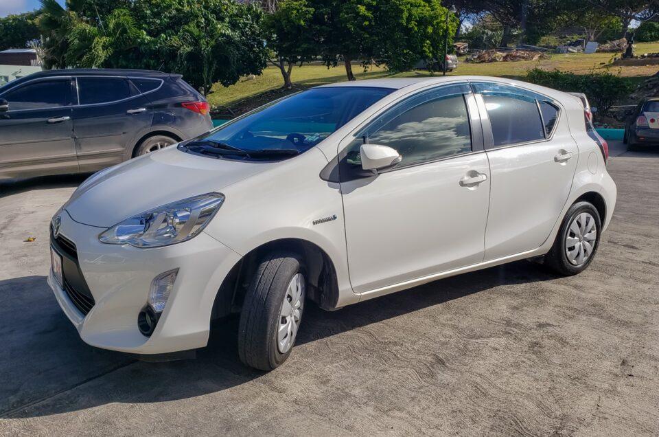 Toyota Aqua Down West Car Rental Antigua Rental Cars